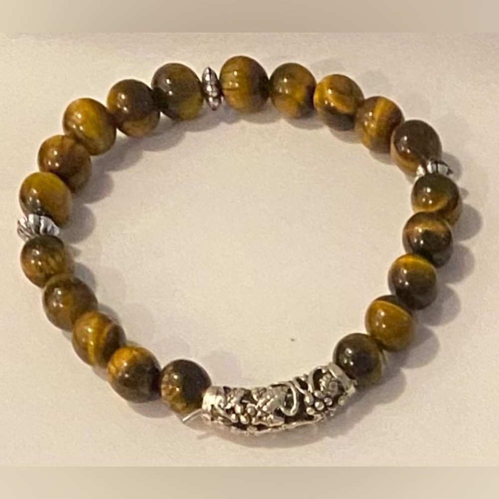NEW Genuine Tiger’s Eye  crystals bracelet